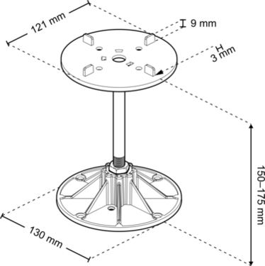 Dimensions alu 150 175 l3 oblique 3