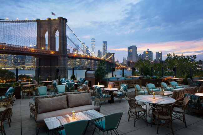 luxury rooftop patio paver system supported by adjustable pe
